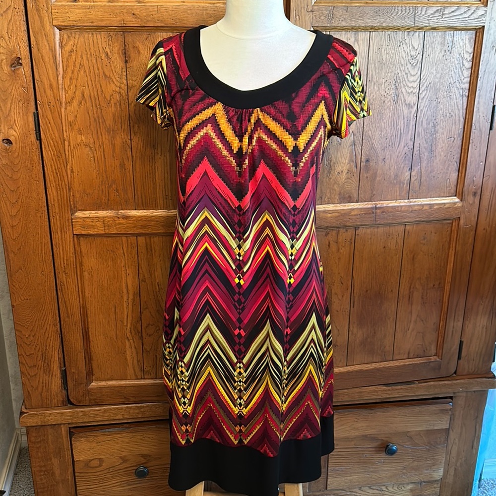 DRESSBARN🍁Chevron Design in GORGEOUS FALL colors!🌻Size 6